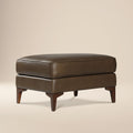 Pouf ottoman en cuir 2.0 | Marron cacao