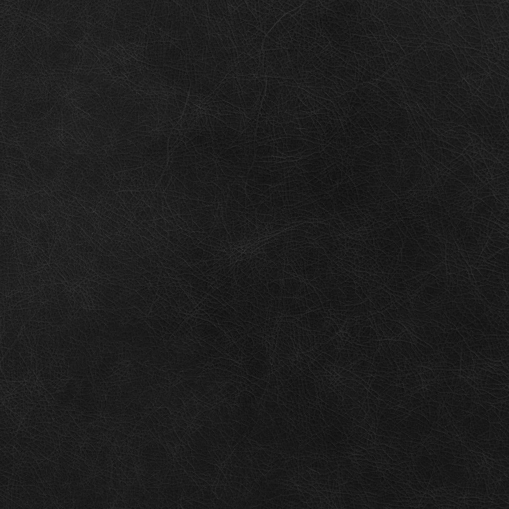 Pouf en cuir 2.0 | Noir onyx
