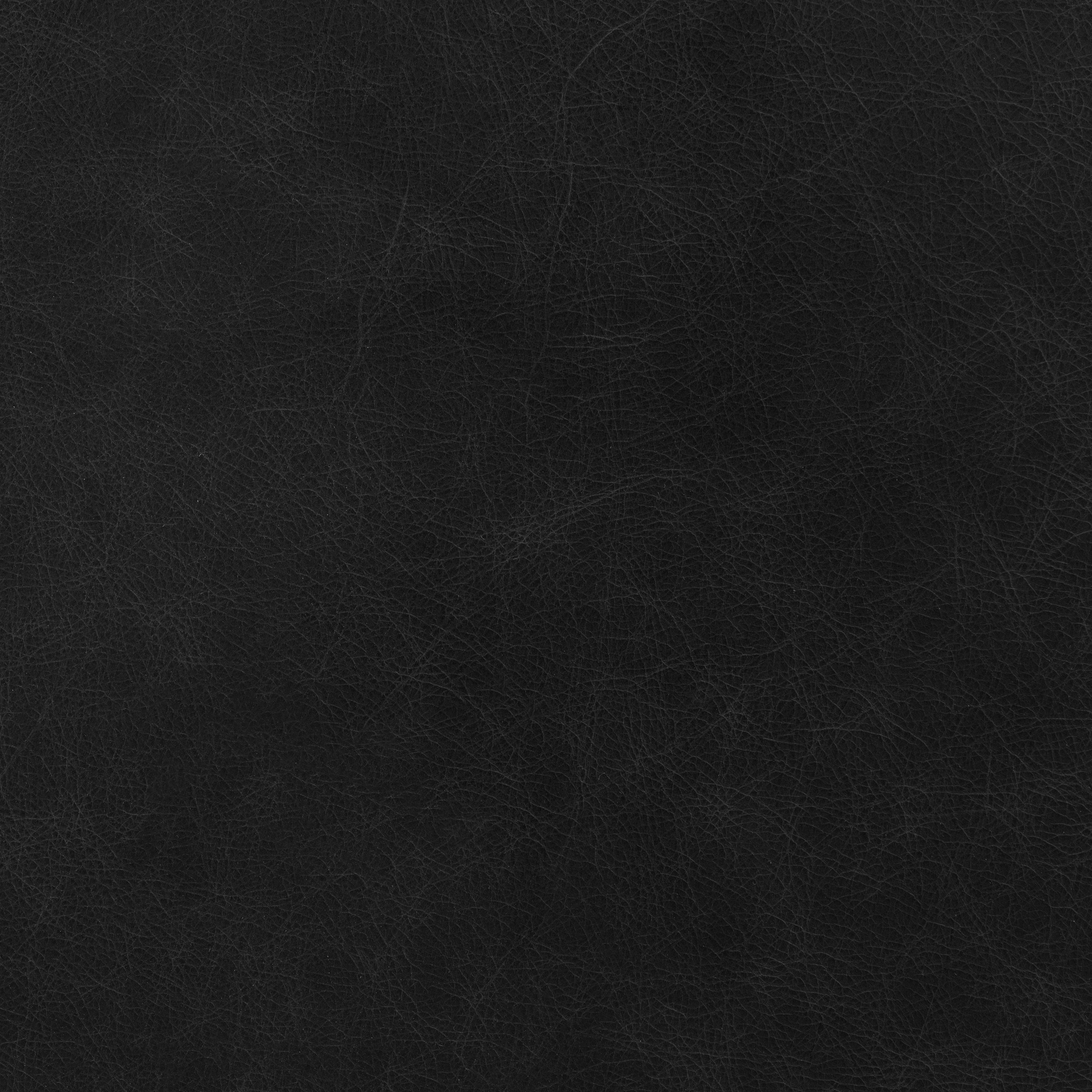 Pouf en cuir 2.0 | Noir onyx