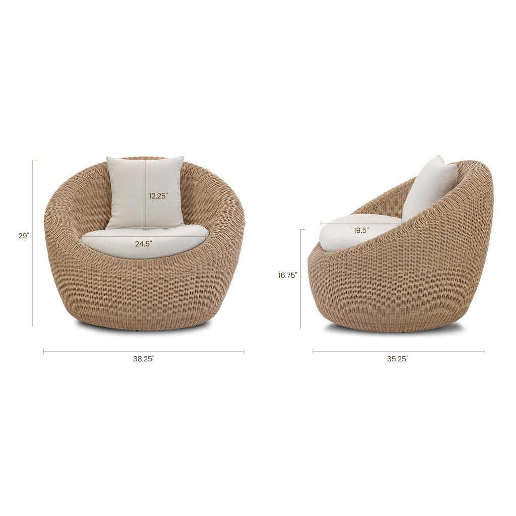Chaise longue d'extérieur | Sable