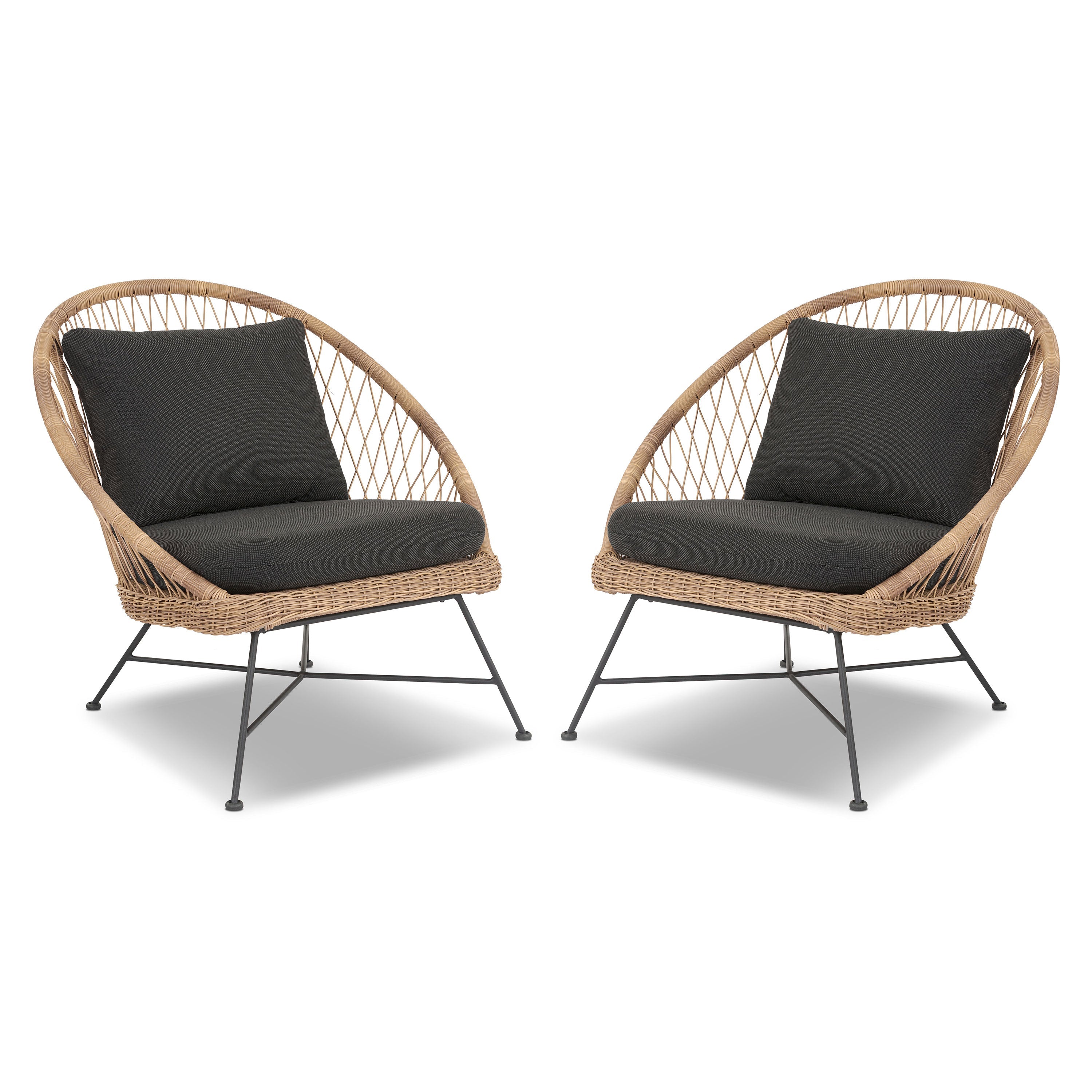Chaise longue intérieure/extérieure | Gris moyen