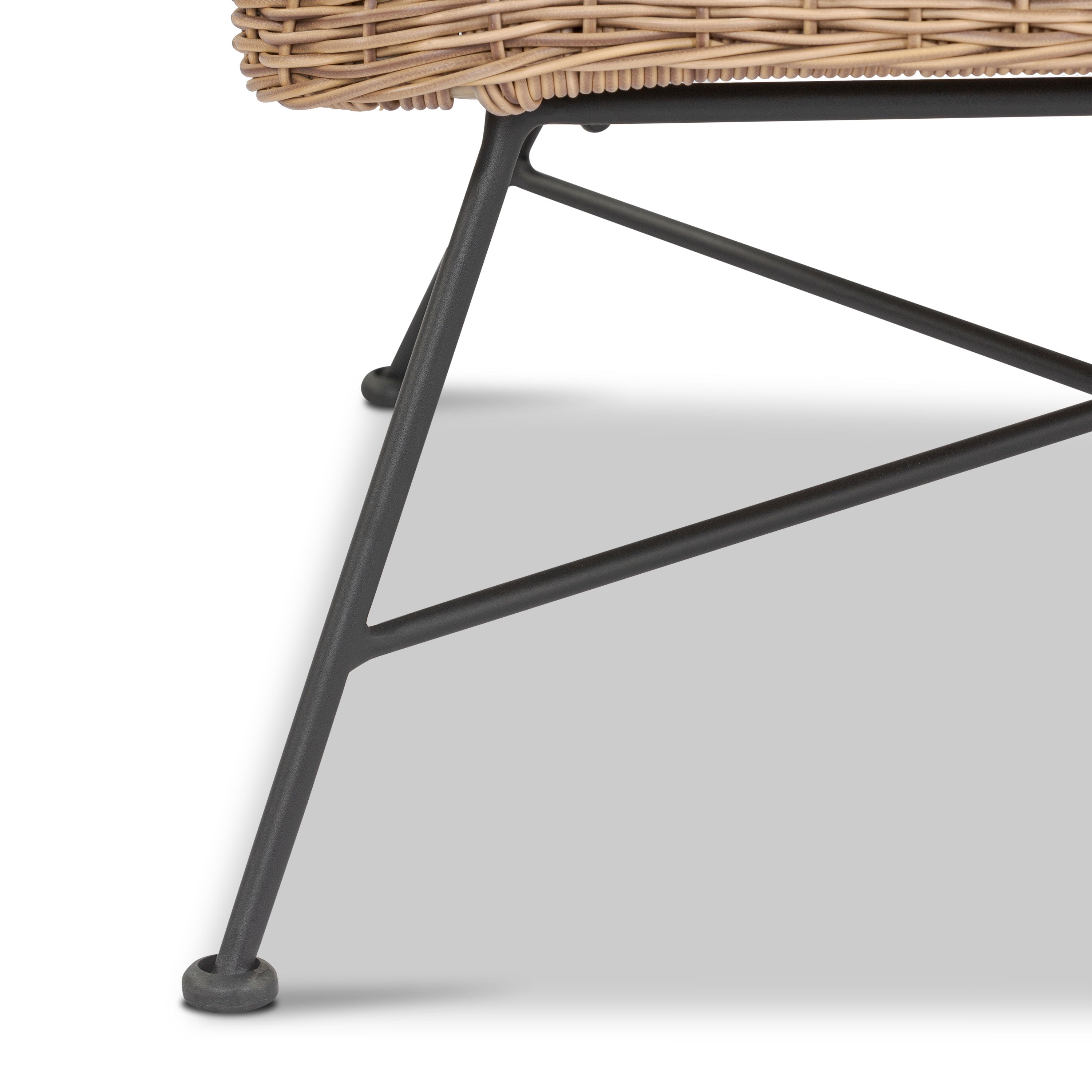 Chaise longue intérieure/extérieure | Gris moyen
