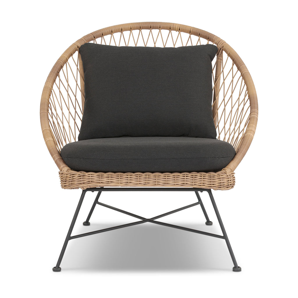 Chaise longue intérieure/extérieure | Gris moyen