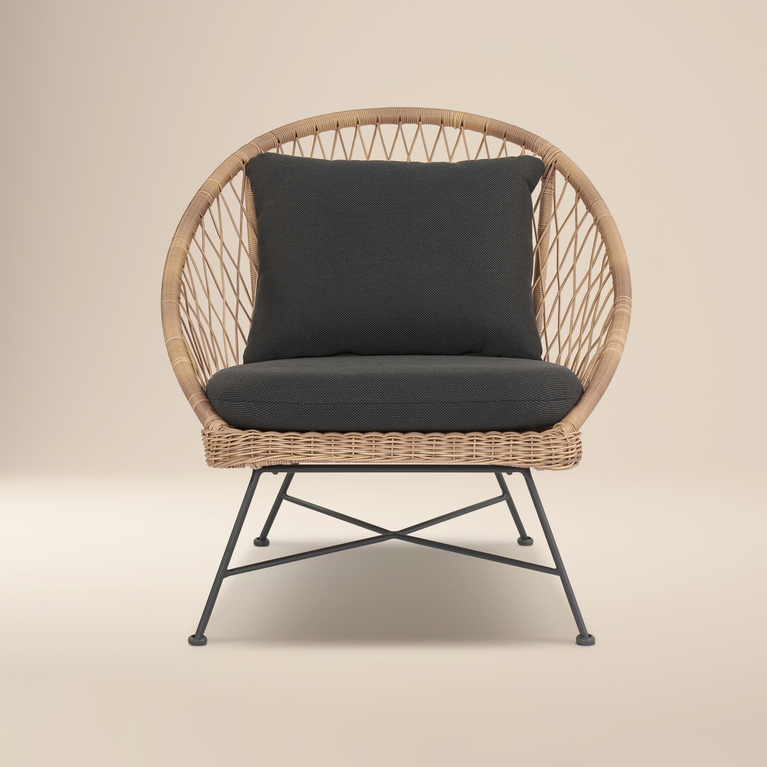 Chaise longue intérieure/extérieure | Gris moyen