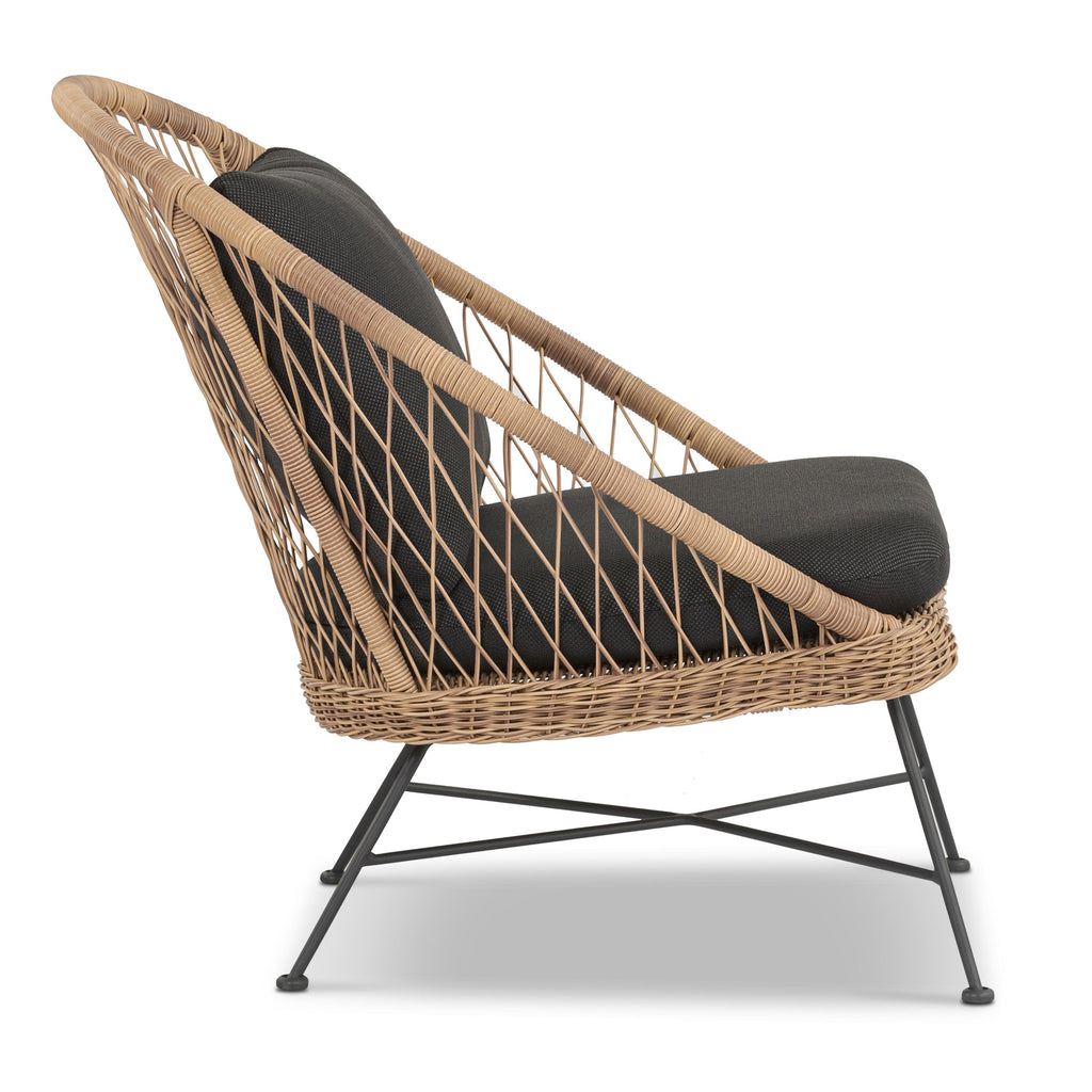 Chaise longue intérieure/extérieure | Gris moyen