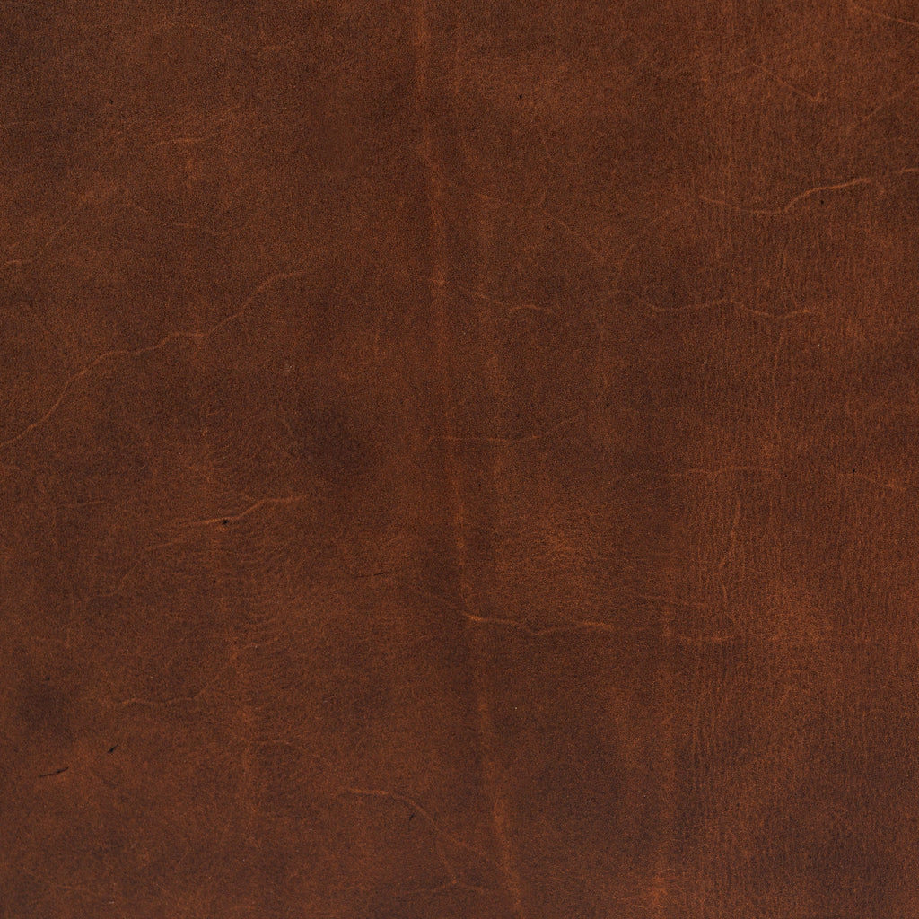 Fauteuil en cuir | Marron oscuro