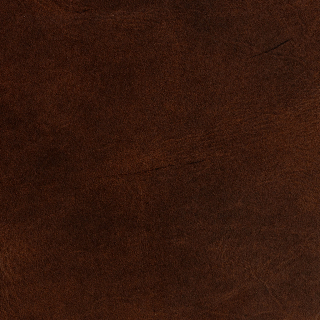 Fauteuil en cuir | Marron Oscuro