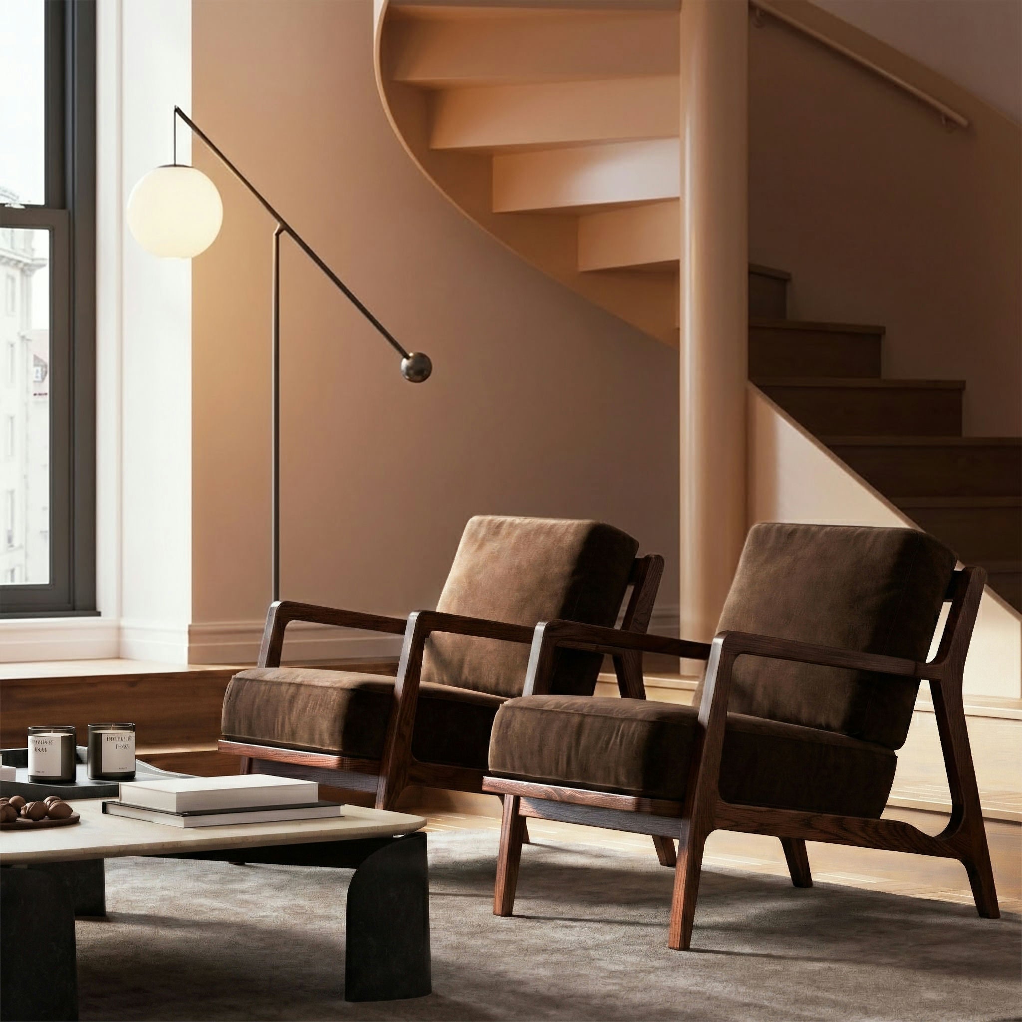 Chaise longue | Brun hâlé